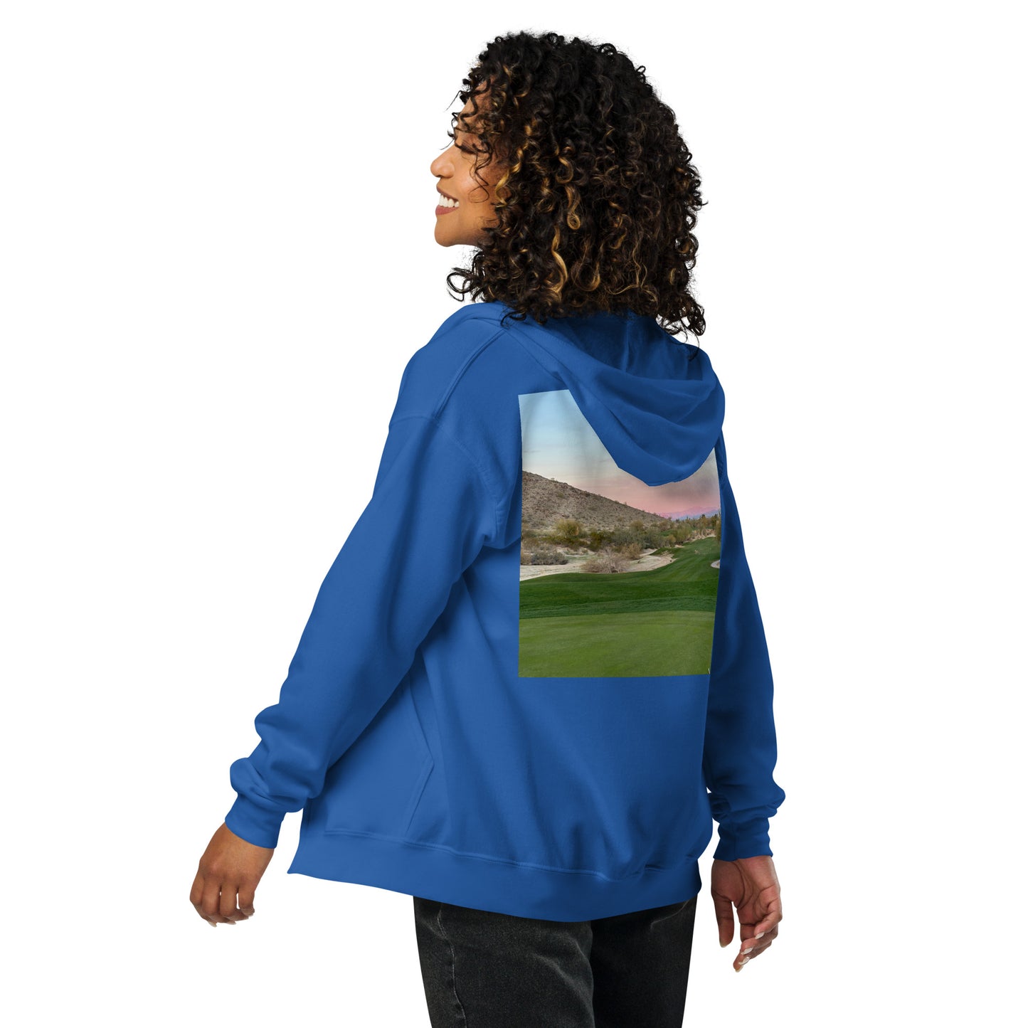 Caddyshack Sunset Unisex heavy blend zip hoodie
