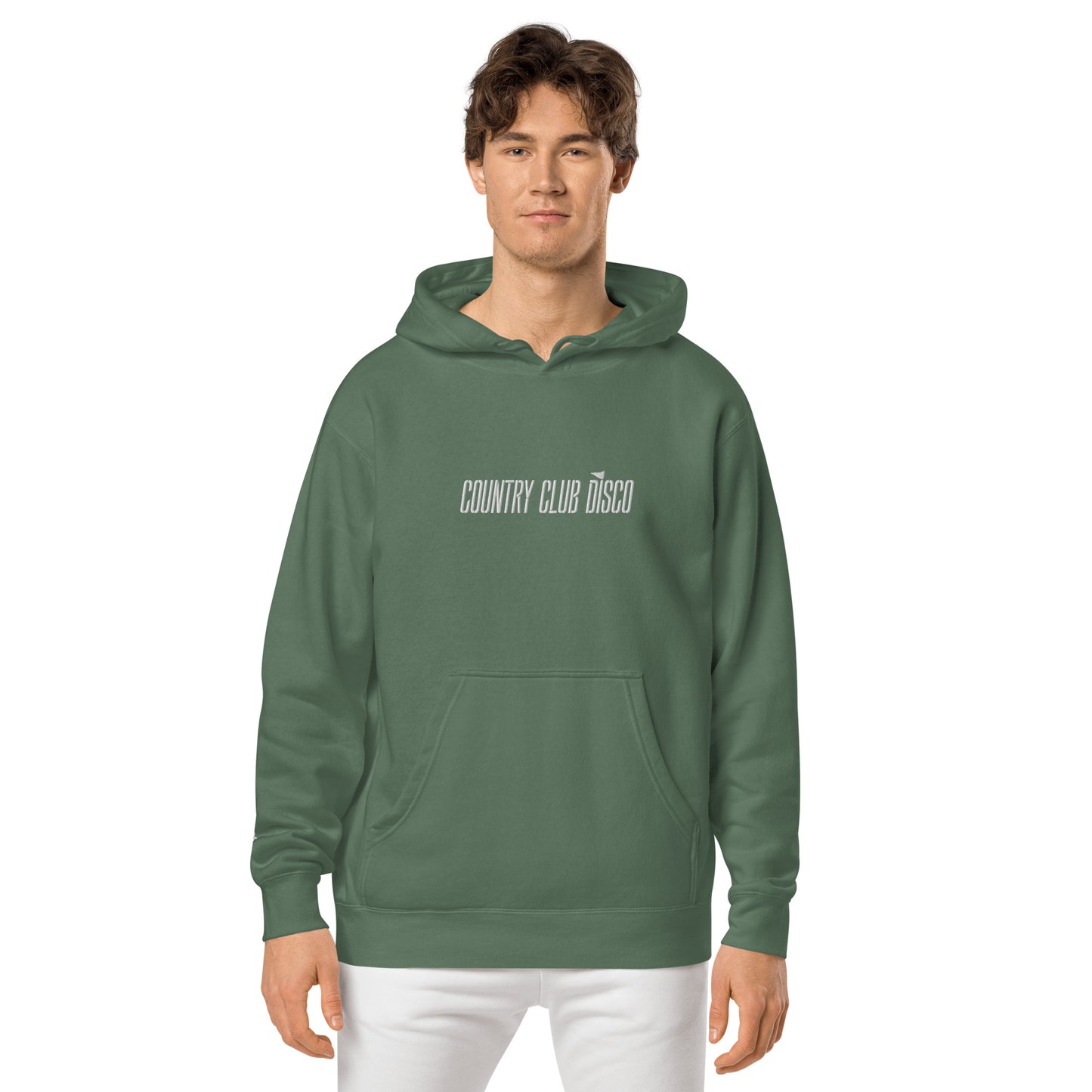 Country Club Disco Big Logo Unisex pigment-dyed hoodie