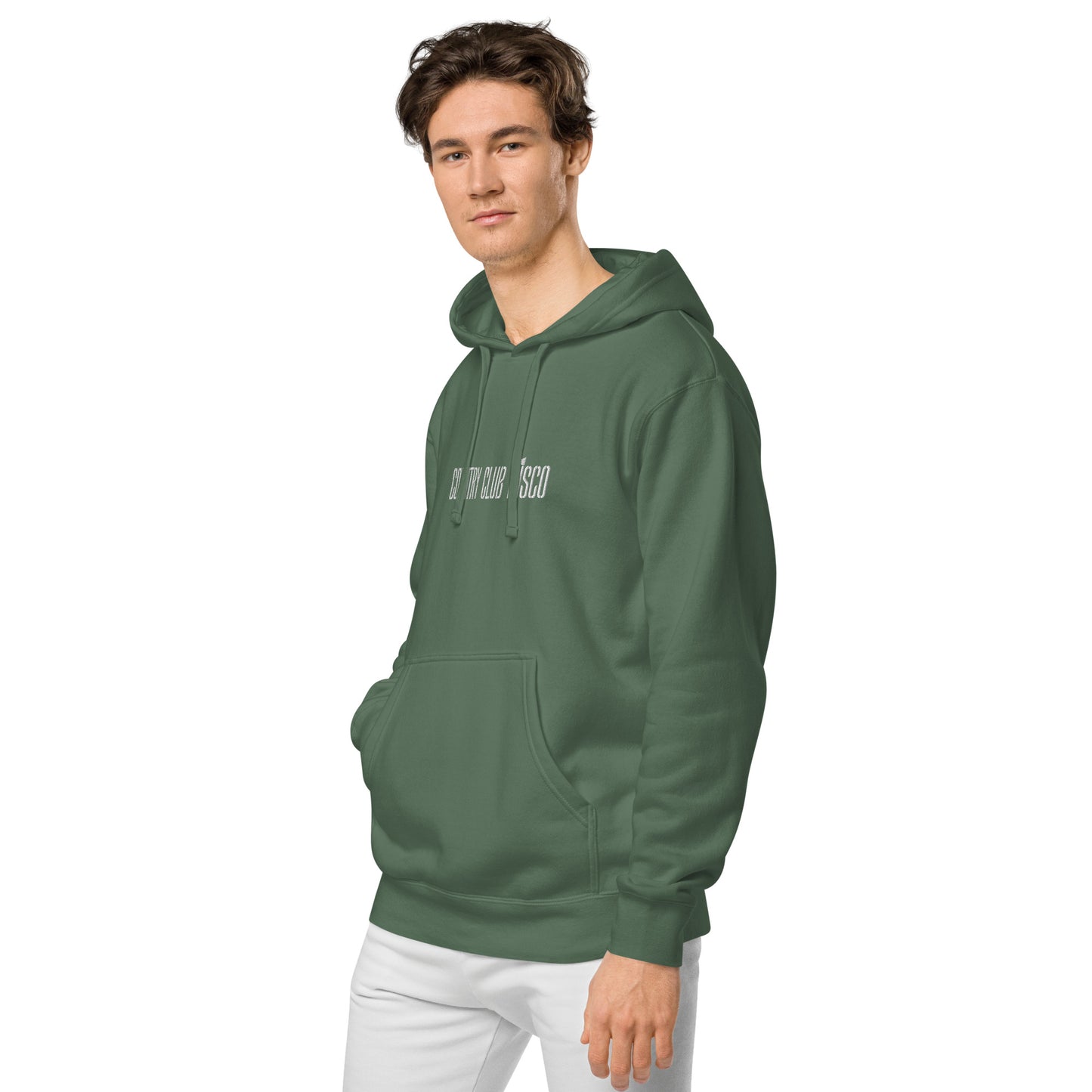 Country Club Disco Big Logo Unisex pigment-dyed hoodie