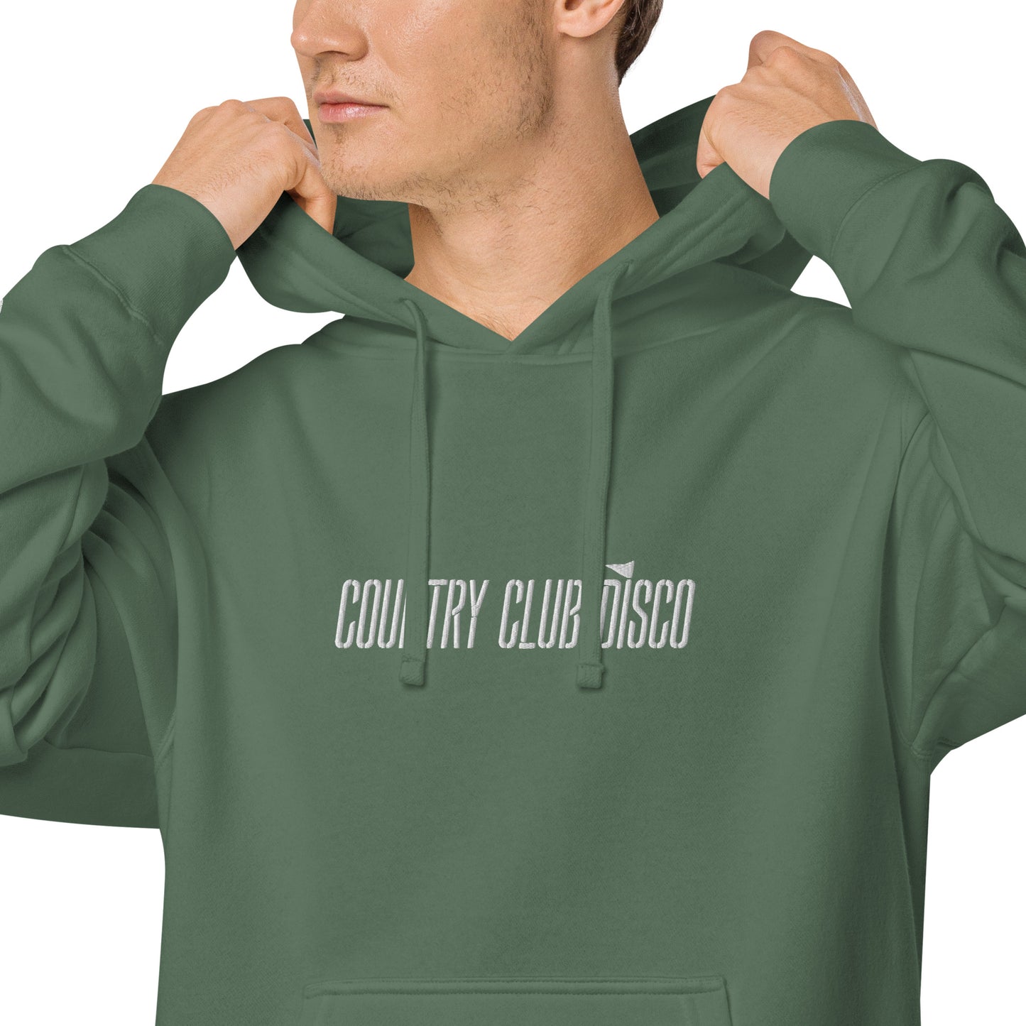Country Club Disco Big Logo Unisex pigment-dyed hoodie