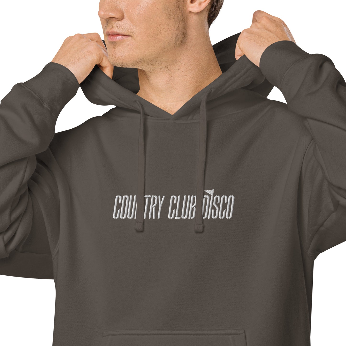 Country Club Disco Big Logo Unisex pigment-dyed hoodie