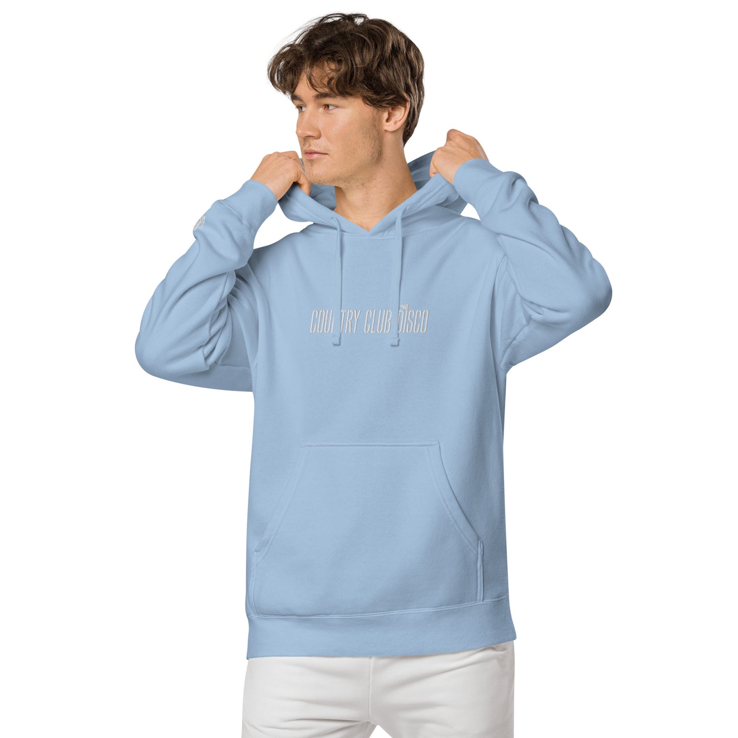 Country Club Disco Big Logo Unisex pigment-dyed hoodie