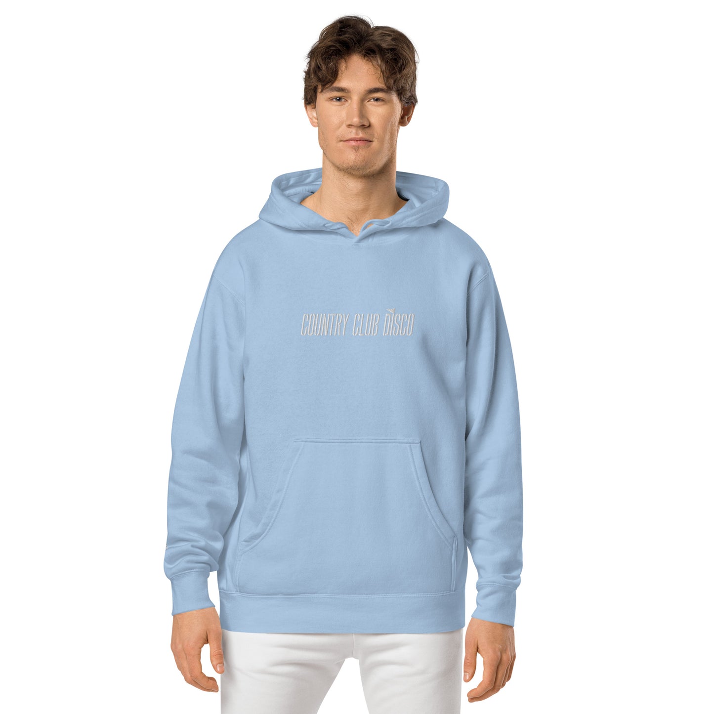 Country Club Disco Big Logo Unisex pigment-dyed hoodie