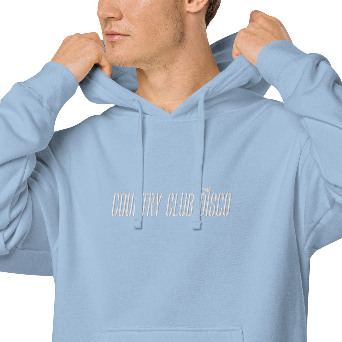 Country Club Disco Big Logo Unisex pigment-dyed hoodie