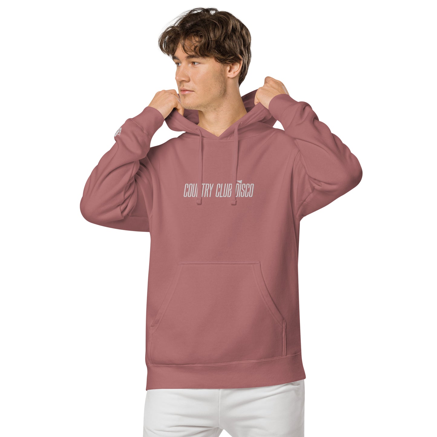 Country Club Disco Big Logo Unisex pigment-dyed hoodie