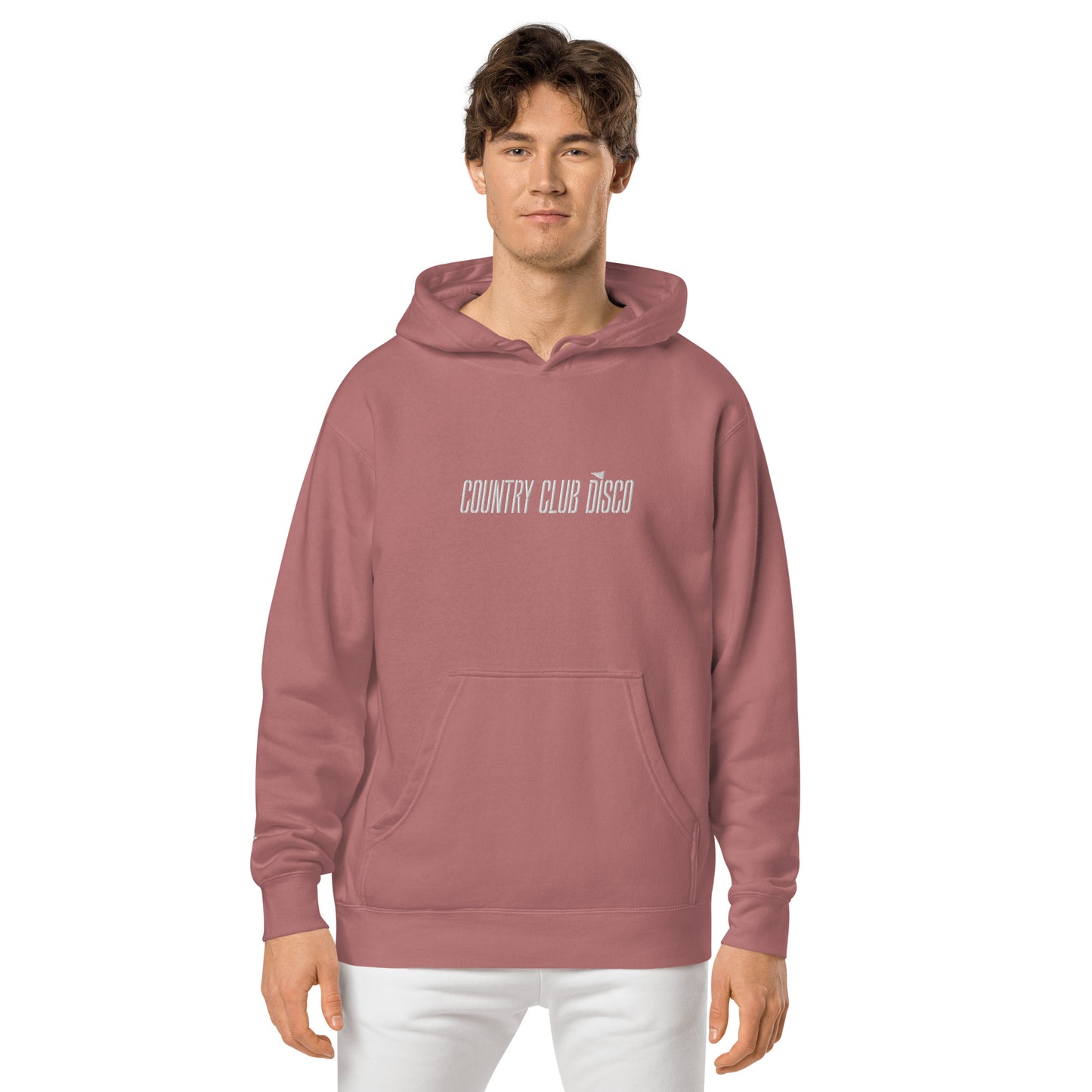 Country Club Disco Big Logo Unisex pigment-dyed hoodie