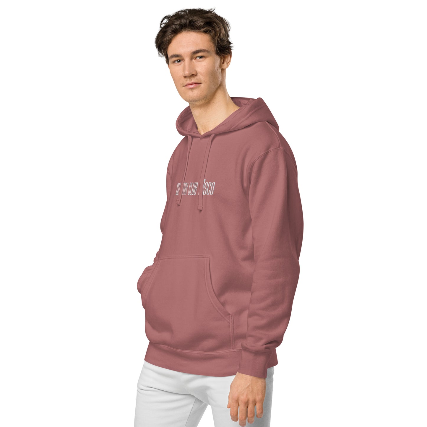 Country Club Disco Big Logo Unisex pigment-dyed hoodie