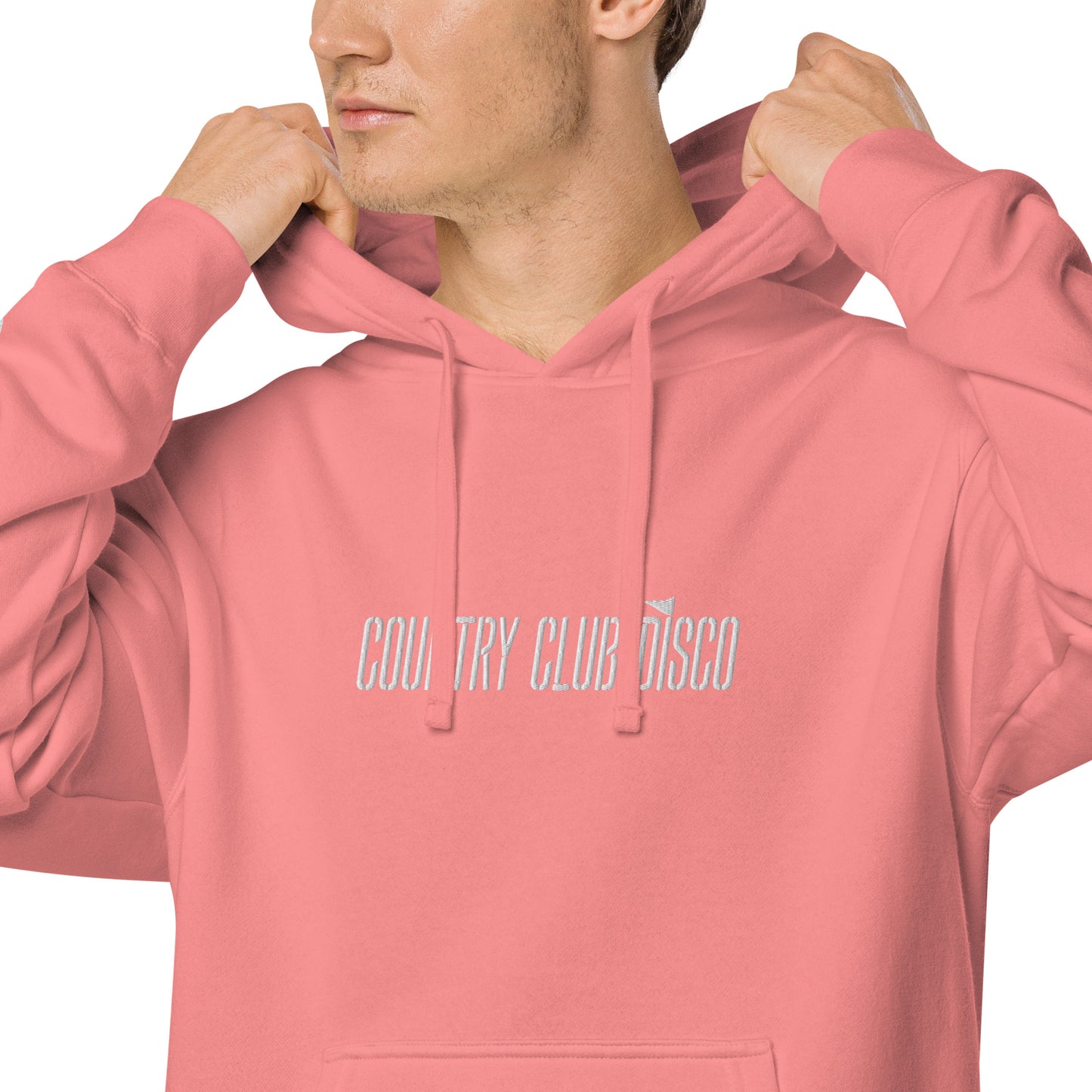 Country Club Disco Big Logo Unisex pigment-dyed hoodie