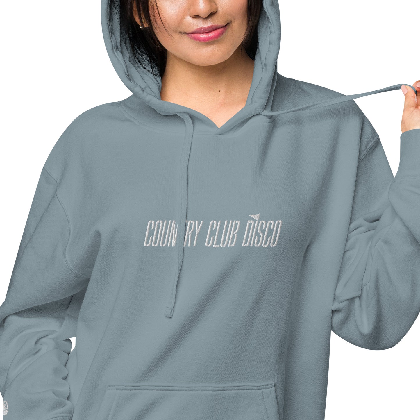 Country Club Disco Big Logo Unisex pigment-dyed hoodie