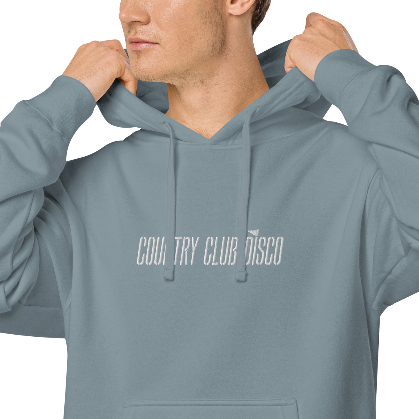 Country Club Disco Big Logo Unisex pigment-dyed hoodie