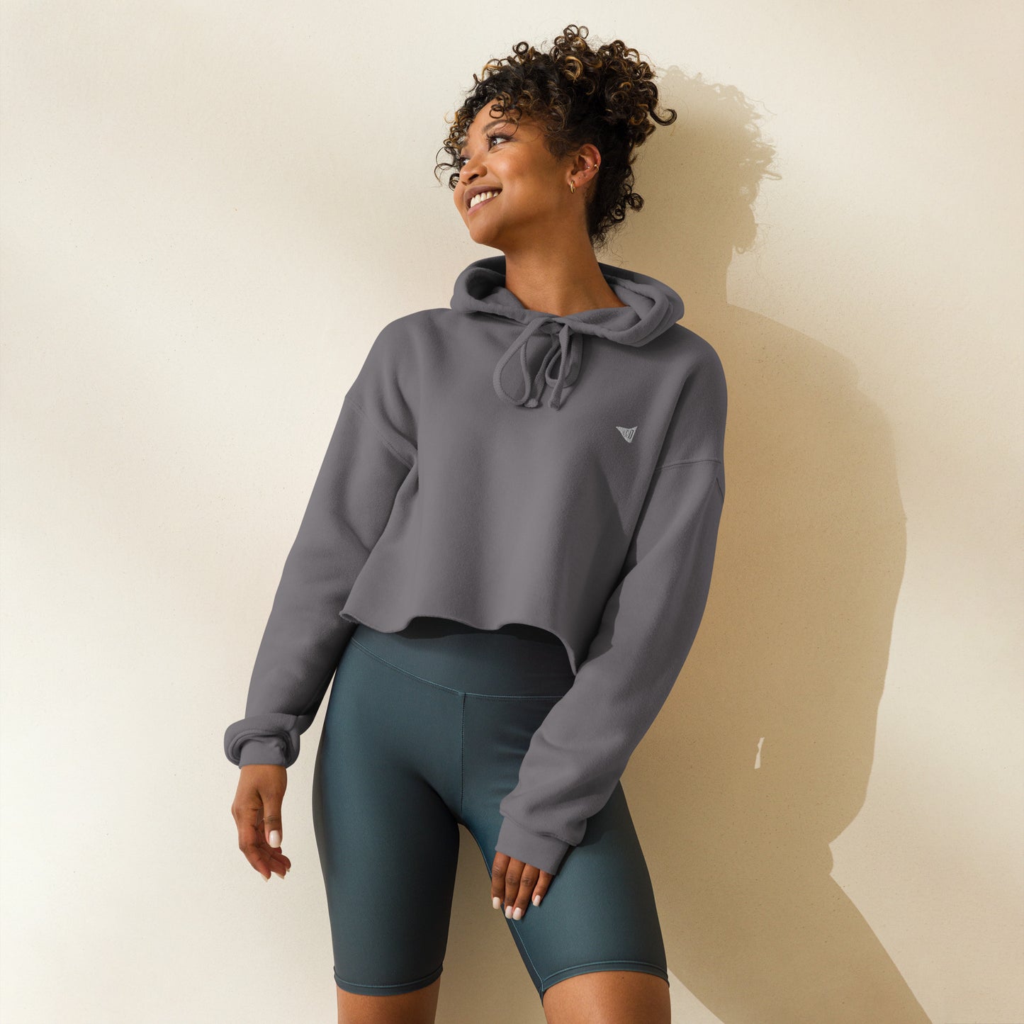 CCD Flag Logo Crop Hoodie