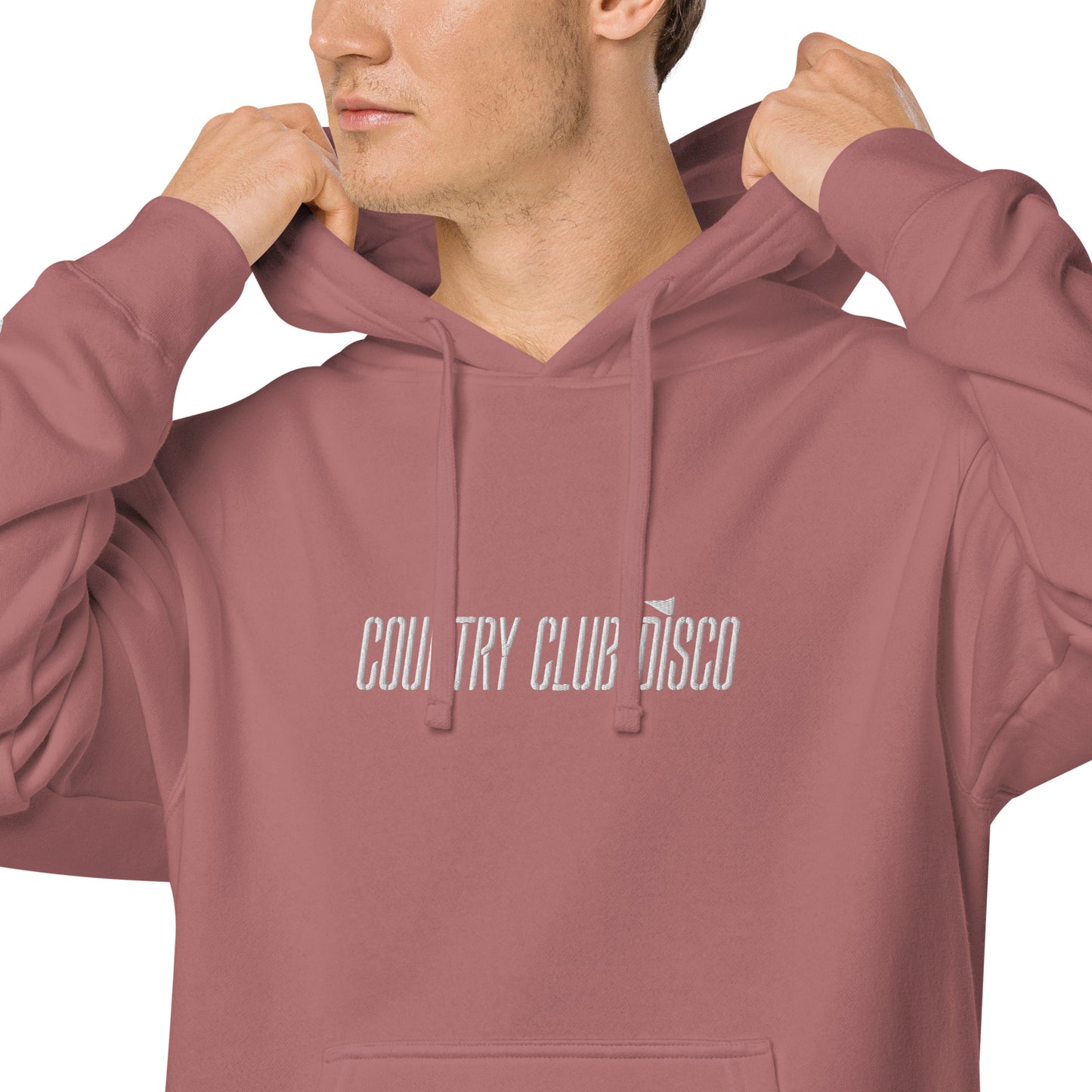 Country Club Disco Big Logo Unisex pigment-dyed hoodie