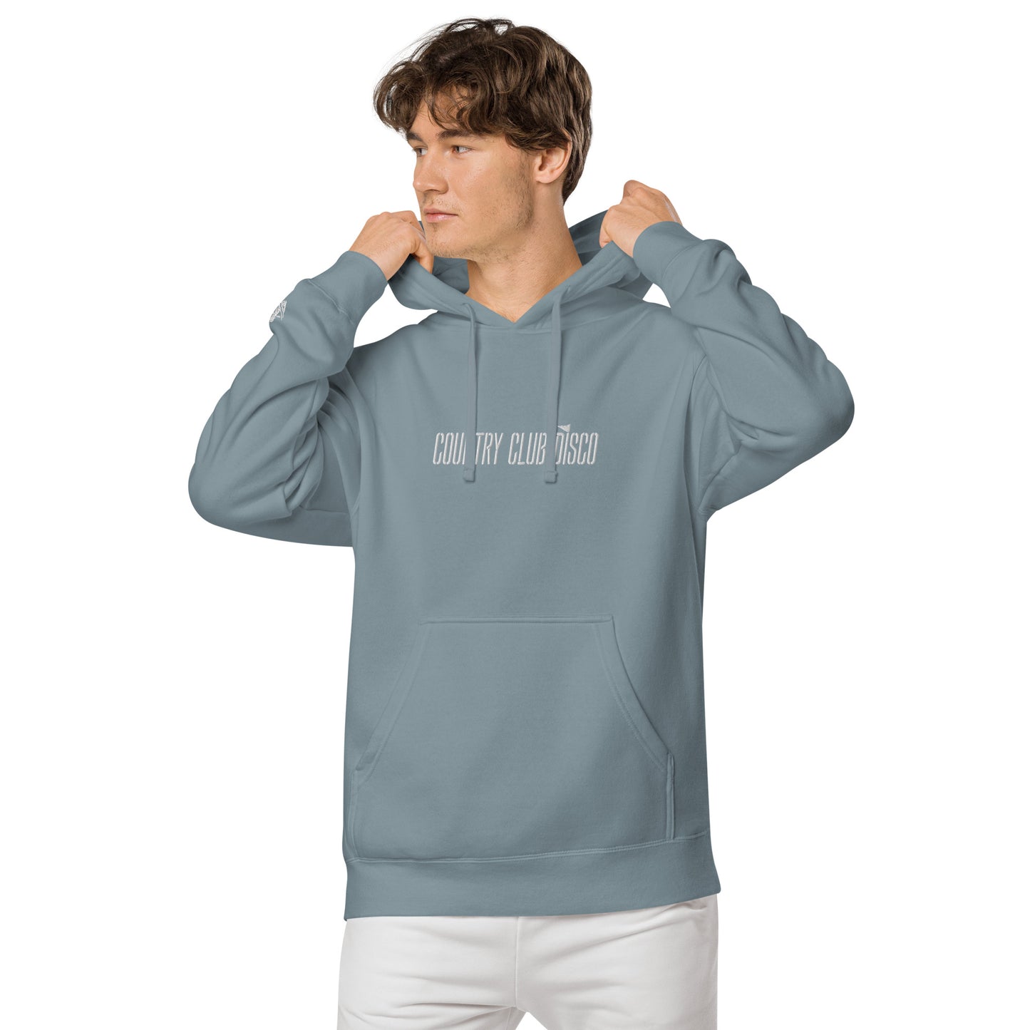 Country Club Disco Big Logo Unisex pigment-dyed hoodie