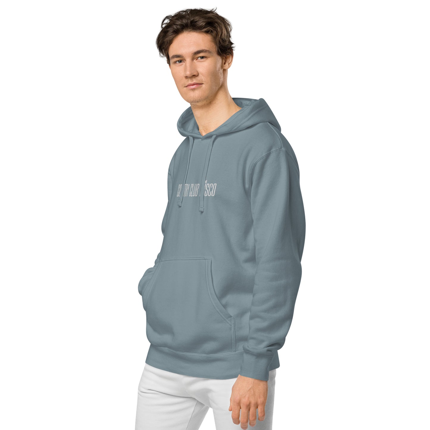 Country Club Disco Big Logo Unisex pigment-dyed hoodie